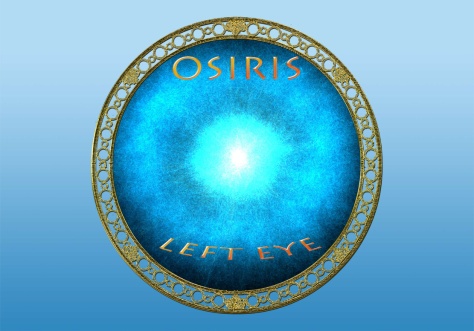OSIRIS LEFT EYE LOGO for the interactive MYSTERY SCHOOLS RESURRECTION published on Blogs and Pre-Training Videos since Summer 2012 ©