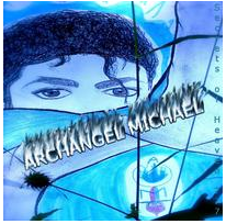 Archangel Michael- Secrets of Heaven 777 © Album Cover Drawing Original with BLUE VEIL